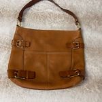 Michael Kors VintageCarmel Leather Buckle
Belted Tote Satchel
Handbag Photo 1