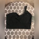 Wild Fable Black Bustier NWT Crop Top XXS one shoulder summer beach boho festival cut out Photo 5