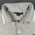 Michael Kors  Polo Shirt Womens XS Gray Short Sleeve MK Logo Classic Casual‎ Golf Photo 1