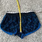 NEW Princess Vera Wang Black Lace Blue Satin Dressy Mid Rise Pull On Shorts S Photo 3