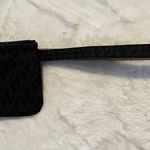 Michael Kors Black MK Logo Designer Belt Bag Fanny Pack Waist Bag Photo 8