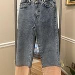 Harper Heritage Francesca’s Ellis Dip Dye Denim Jeans Size 28 High Rise Wide Leg Blue Photo 2