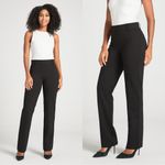 Betabrand  Women’s Classic DPYP Dress Pant Yoga Pants Straight Leg in Balck MP Photo 1