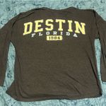 Destin Florida Long Sleeve Brown Size L Photo 1