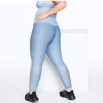 PINK - Victoria's Secret PINK Victoria Secret seamless leggings and top set perforated, light blue Photo 2