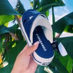 Converse One Star Slip On Sandals Blue Photo 4