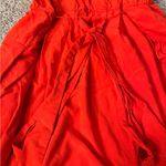 Maeve Anthropologie Odilia Red/Orange Short Sleeve Dress Photo 8