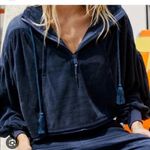 Free People Movement Navy Blue Hooded Pullover Terry Size XS EUC Photo 1