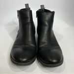 b.o.c. Black faux leather ankle boots women’s size 7.5 casual vegan minimalist Photo 1