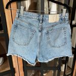 GRLFRND  Eliana High Rise Cut Off shorts denim light wash jeans newport distress Photo 1