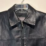 wilson's leather - Women's 100% Leather Jacket Full Zip Lined Slit Pockets Size M Photo 3