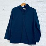 Eddie Bauer Long Sleeve Navy Button Photo 1