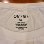 On Fire  White Faith Tank Top Size XL Photo 4