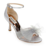 Badgley Mischka  Terris Mid Heel With Poof in Soft Violet Photo 0