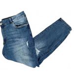 Tahari Kelly Women's Denim Jeans 16 XL Extra Large Mid Rise Ankle Distressed Photo 0