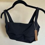 SKIMS  FITS EVERYBODY SQUARE NECK LONGLINE BRALETTE SIZE S COLOR ONYX BLACK‎ NWT Photo 0