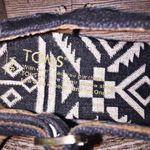 Toms Black and White Aztec Wedge espadrilles Size 6 Photo 4