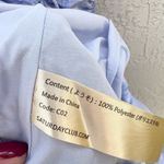 Saturday club ruched bodice textured mini dress blue medium new Photo 5