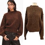 Urban Outfitters  Kimchi Blue Elise Confetti Knit Mockneck Pullover Sweater XL Photo 1