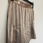 Vintage Judy Knapp California Womens Sz 3 Silky Striped Wrap Skort Bronze Black Gold Photo 8