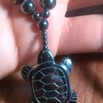 Turtle Charm And Beaded Hematite Necklace Photo 6