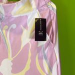 INC International Concepts Pink and Blue Floral Pantsuit Size 6 Photo 2