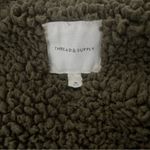 Thread and Supply Quilted Puffer Jacket, Olive Green, Sz M Photo 9