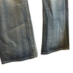 BKE Bootcut Jeans Women's Embroidered Pockets Denim Blue Wash Photo 4