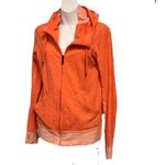 Bench Orange Full Zip Hoodie Sweatshirt Jacket Small Photo 2