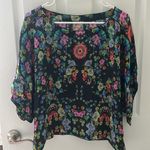 Johnny Was EUC  Ella Flower Verity Blouse XS Oversized Photo 1