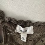Aerie NEW!  Women's Olive Green Crochet Bralette Crop Top Photo 7