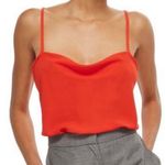 Topshop red cowl neck tank top Photo 1