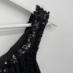 Wishes Wishes *Fair Reworked* Y2k Black Sequin Formal Dress Size Medium Photo 4