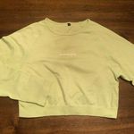 Alphalete  Revival Long Sleeve Crop Top Women’s Medium Green Photo 0