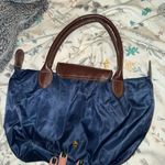 Chic Navy and Brown Mini Bag Blue Photo 1