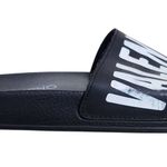 Valentino Garavani Valentino Black Logo Slides Size 39 Black Valentino Slides Photo 0