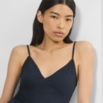 BCBG MAXAZRIA Chill Angelina Sweetheart Adjustable Strap Black Tank Top/Camisole Photo 6