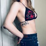 frankie's bikinis Vintage  Flora Top - L Photo 4