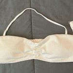 J.Crew Scrunchie Sweetheart Bikini Top White Size 2X NWT Photo 0