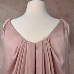 Diane Von Furstenberg Women's Pink Satin Sleeveless Dress Size 6 Photo 1