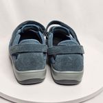 ORTHOFEET 898 Sanibel Mary Jane Sneakers Blue Suede Leather Comfort Womens 7M Size 7 Photo 4
