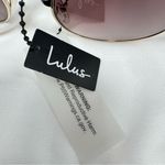 Lulu’s Tortoiseshell Horn Rim Rounded Half Frame Sunglasses Blocks 100% UVA UVB Brown Photo 7