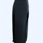 Black maxi skirt with two front slits Size Small Photo 1