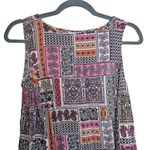 J.Jill  Paisley Patchwork Tank Top Womens‎ Size S Sleeveless Rayon Multicolor Photo 2
