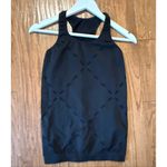 Ivy Park  black lasercut racerback athletic tank size s/m Photo 3