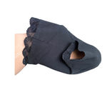 Adidas Originals Black Cropped Lace Trim Tee Women’s size small Photo 4