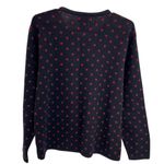 Crystal Kobe vintage button up sweater cardigan fall leaves embroidered M dots Gray Size M Photo 2