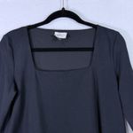 Tuckernuck Black Long Sleeve Mini A-Line Square Neck Middleton Dress Size M Photo 3