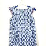 Matilda Jane Adventure Begins Womens Wandering Waters Top Blue Smocked Small Photo 6
