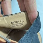 Sophia Milano NWT  Perforated Suede Slingback‎ Heel Sandal Size 7.5 Blue Shoes Photo 6